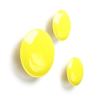 Set de 3 patères - Jaune